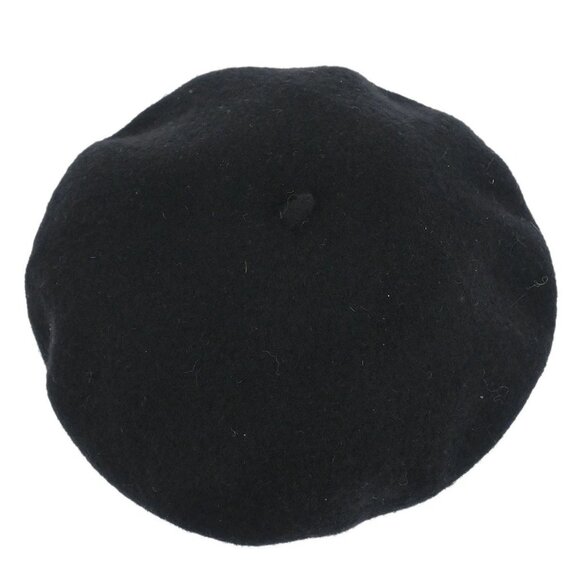 Chanel Black Hat Beret Small Good 155507 main image 5